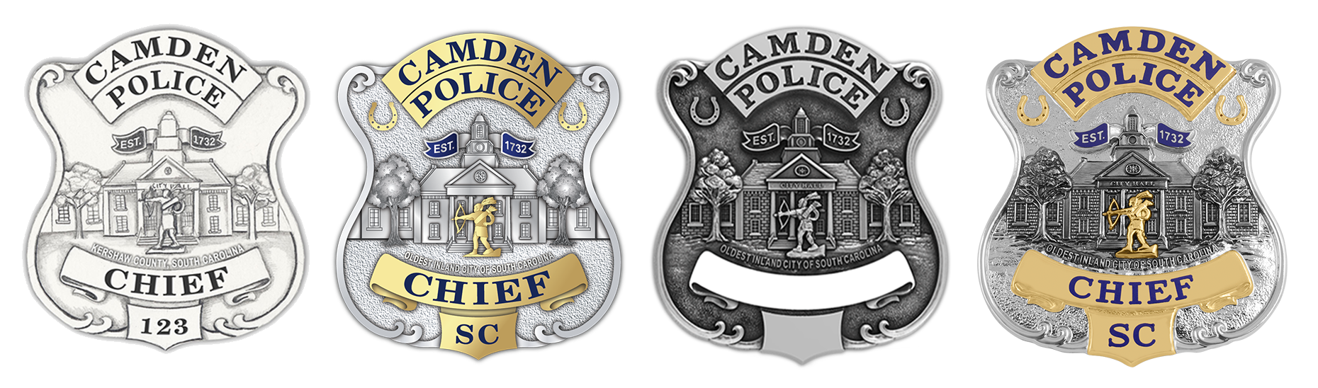 Camden Police Department Badge Smith & Warren®